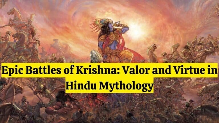 Batailles épiques de Krishna : valeur et vertu dans la mythologie hindoue
