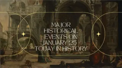 Major Historical Events on January 25 - Today in History