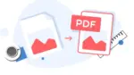The JPG to PDF file conversion and communication