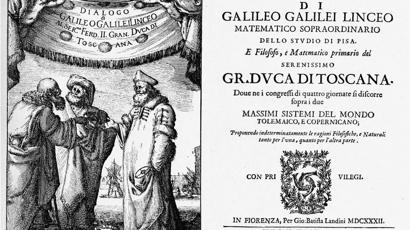 Major Historical Events on February 22- Today in History - 1632 - Galileo's "Dialogue Concerning the Two Chief World Systems" Published