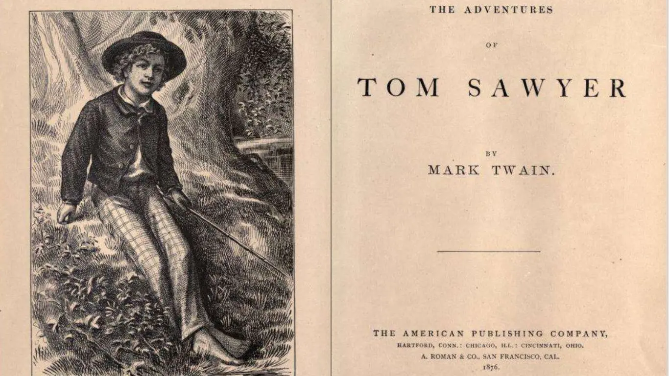 10 Memorable characters from Books Whose Names Begin with ‘T’ - Tom Sawyer ("The Adventures of Tom Sawyer" by Mark Twain)