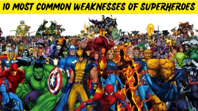超级英雄的10个最常见的弱点