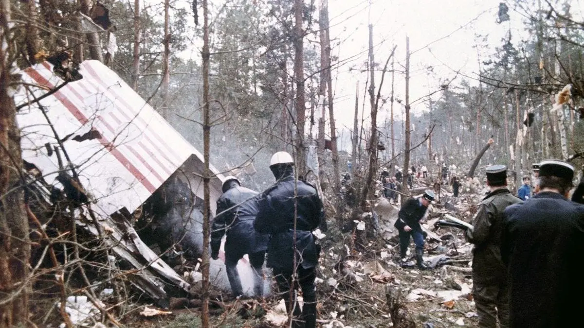 Major Historical Events on March 3- Today in History - 1974: Turkish Airlines Jet Crash