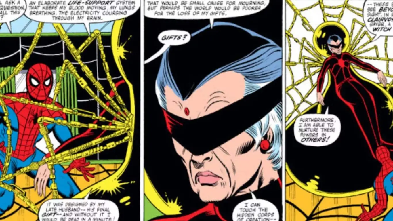 10 Hidden Secrets About Madame Web in Marvel Comics - Madame Web's Life Support System