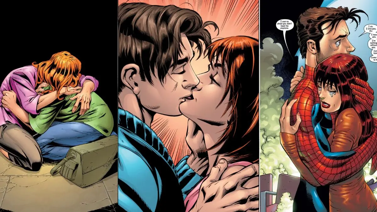 Ranking 10 Best Love Interests in Marvel Comics - Mary Jane Watson And Spider-Man