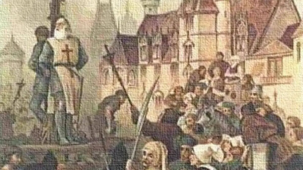 Major Historical Events on March 18- Today in History - 1314 - Molay Burned at Stake