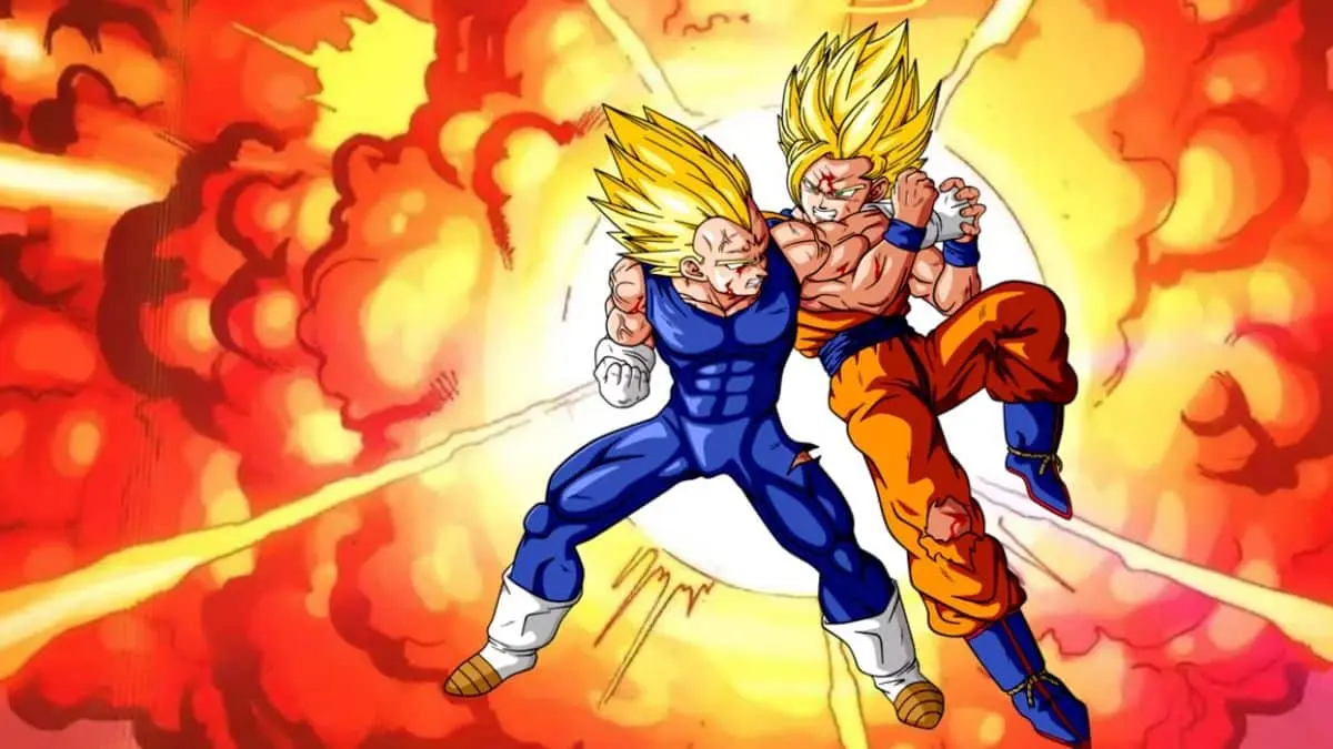 Goku Fights To The Death With Vegeta
