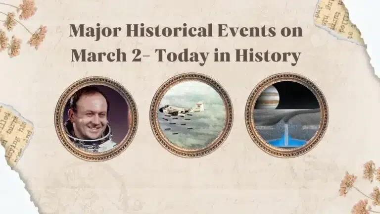 Principales acontecimientos históricos del 2 de marzo: hoy en la historia