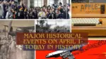 Major Historical Events on April 1 Today in History