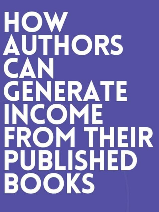 作者如何从出版的书籍中获得收入