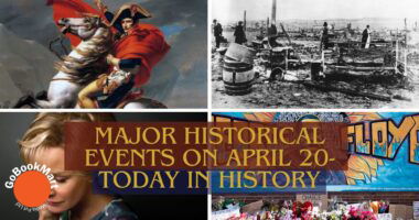 Major Historical Events on April 20- Today in History