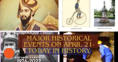 Major Historical Events on April 21- Today in History