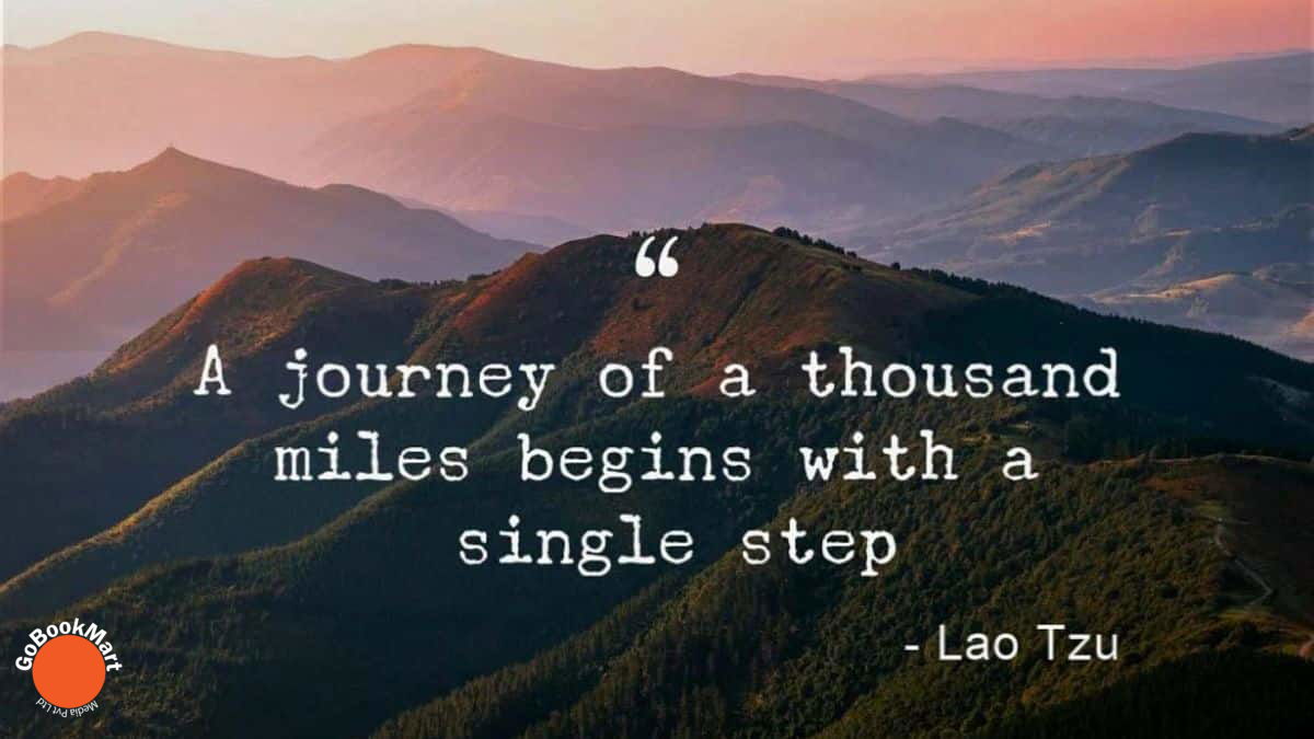 The journey of a thousand miles begins with one step