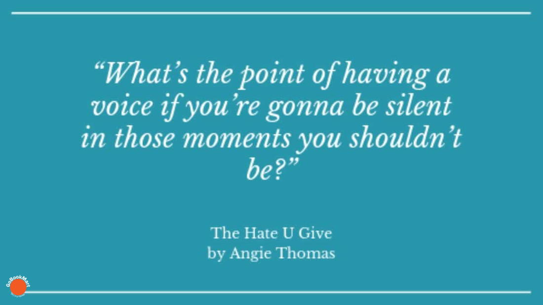 What’s the point of having a voice if you’re gonna be silent in those moments you shouldn’t be?