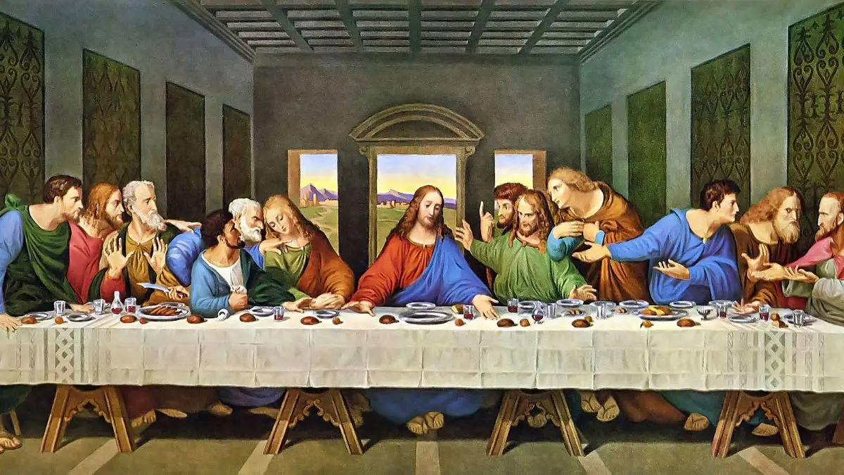 Restoration of da Vinci's Last Supper - 1999 AD