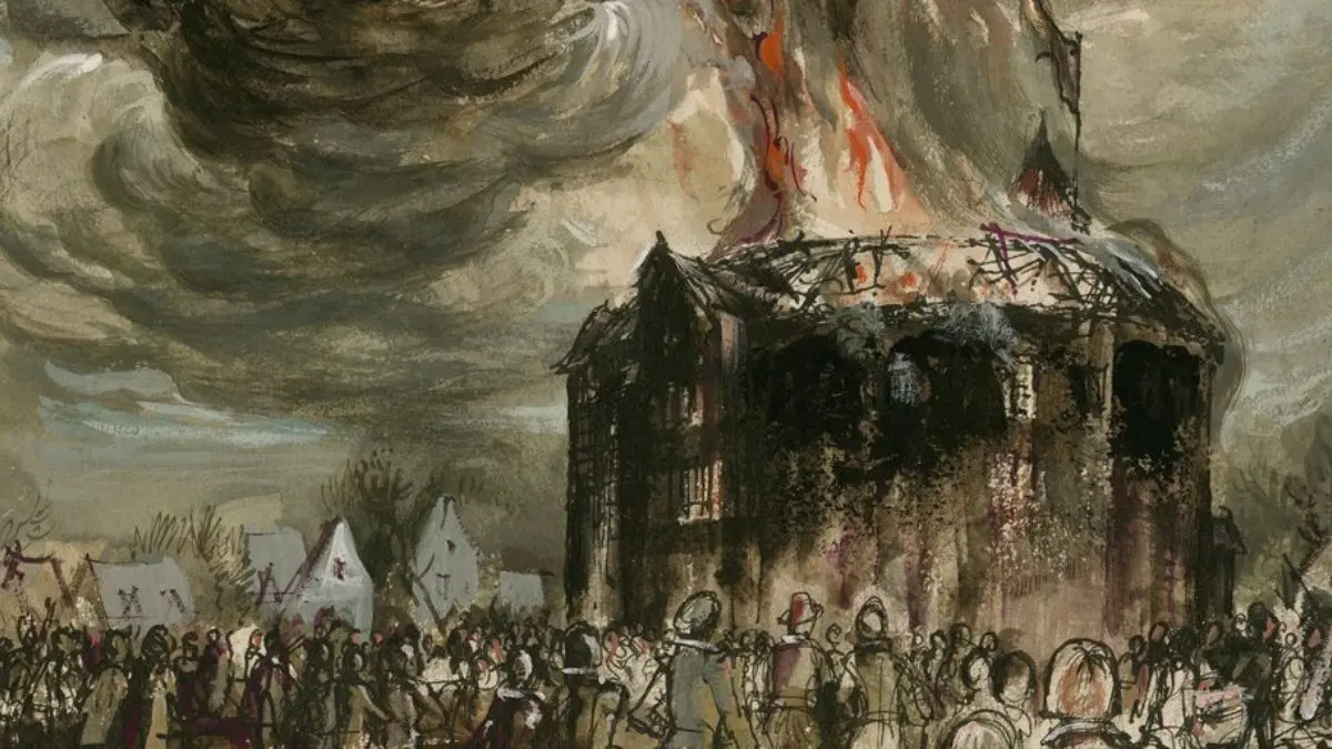 Major Historical Events on June 29 - Globe Theatre Burns Down - 1613 AD