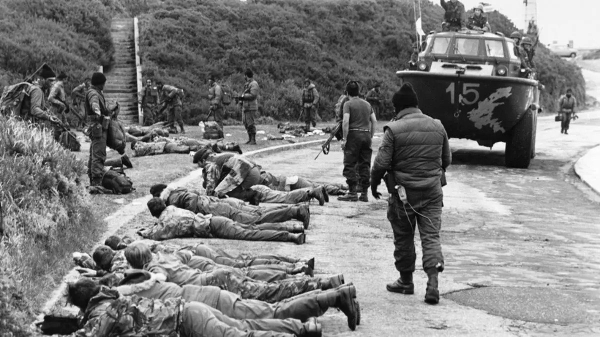 End of the Falkland Islands War - 1982 AD