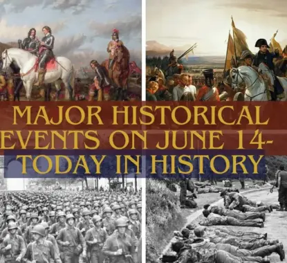 Major Historical Events on June 14- Today in History