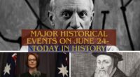 Major Historical Events on June 24- Today in History