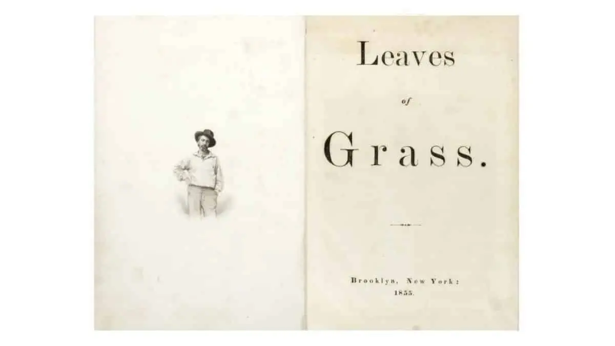 Whitman's Leaves of Grass Published - 1855 AD