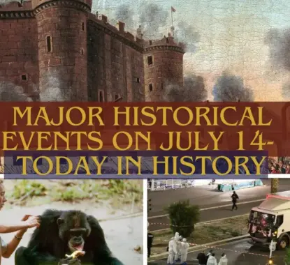 Major Historical Events on July 14- Today in History