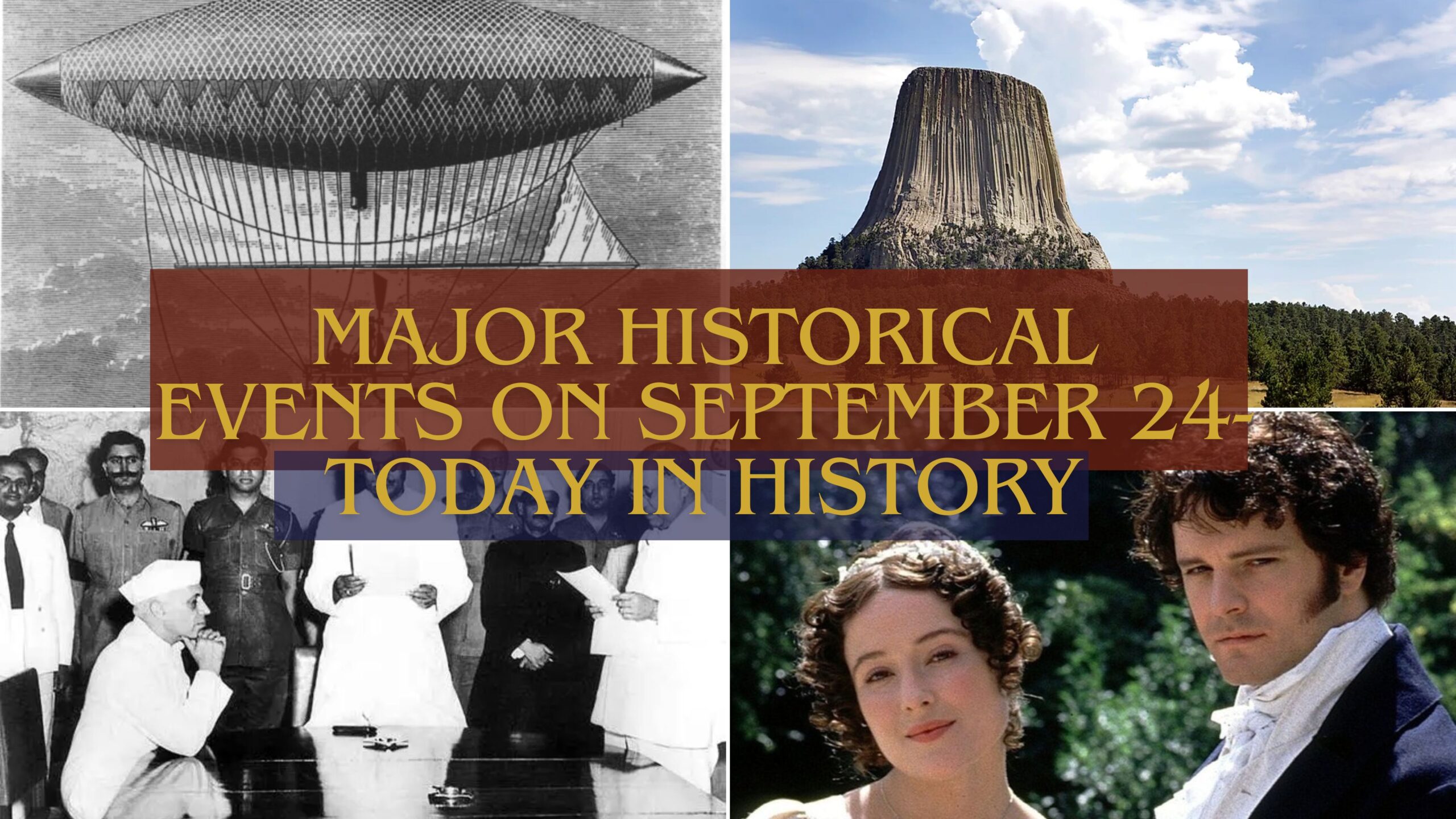 Principales acontecimientos históricos del 24 de septiembre: hoy en la historia