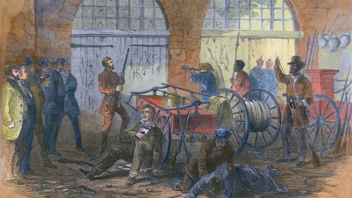 约翰·布朗袭击哈珀斯渡口 - 公元 1859 年