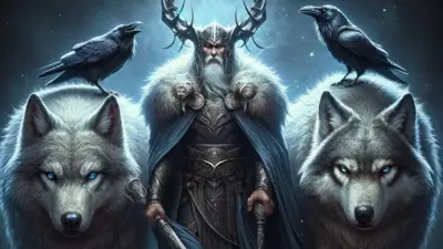 Geri and Freki: Odin's Loyal Wolves and Their Mythological Significance