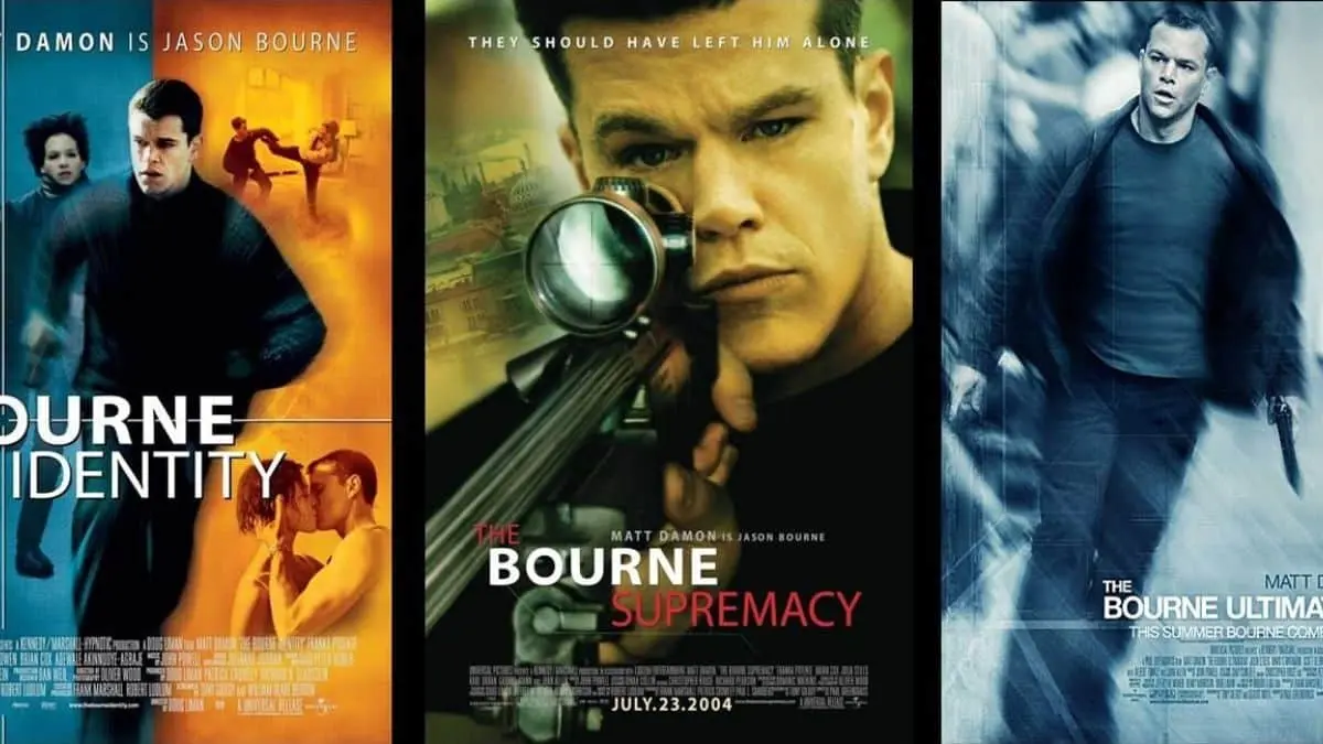 Perfect Movie Trilogies of All Time (Top 10) - The Bourne Trilogy (2002-2007)