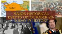 Major Historical Events on October 20- Today in History