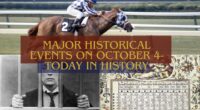 Major Historical Events on October 4- Today in History