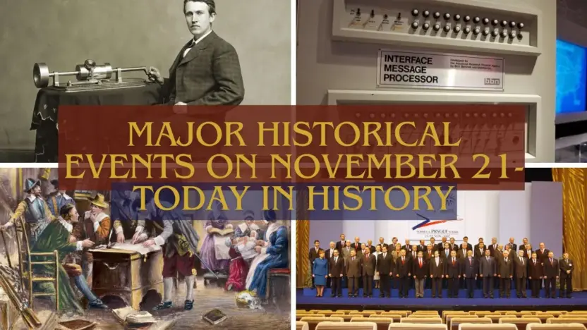 Major Historical Events on November 21- Today in History