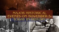 Major Historical Events on November 5- Today in History