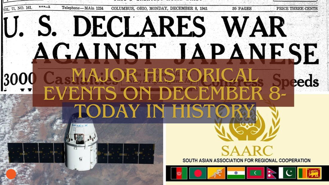 Principales acontecimientos históricos del 8 de diciembre: hoy en la historia