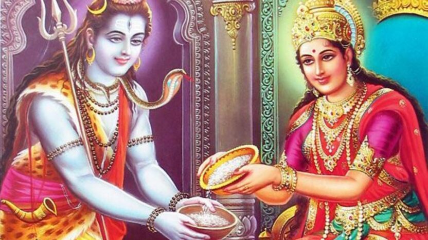 The Story of Annapurna: When Goddess Parvati Taught Lord Shiva the Value of the Material World
