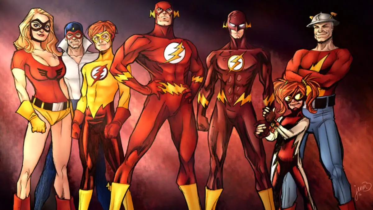 Why Speedsters in DC Comics Have Different Colored Lightning