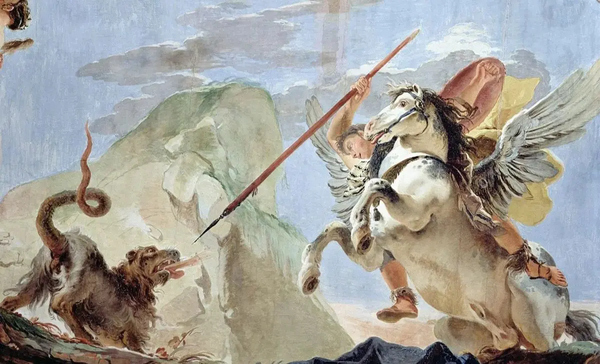 Pegasus and the Chimera in Myth and Legend