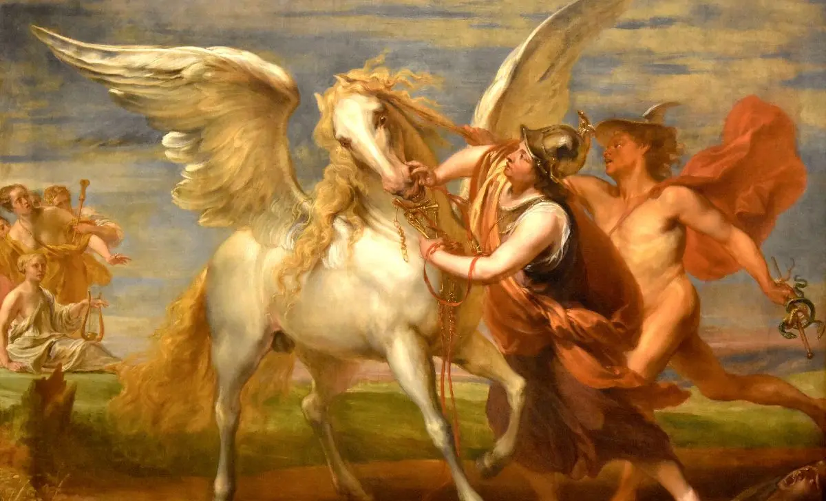 Pegasus and the Chimera in Myth and Legend