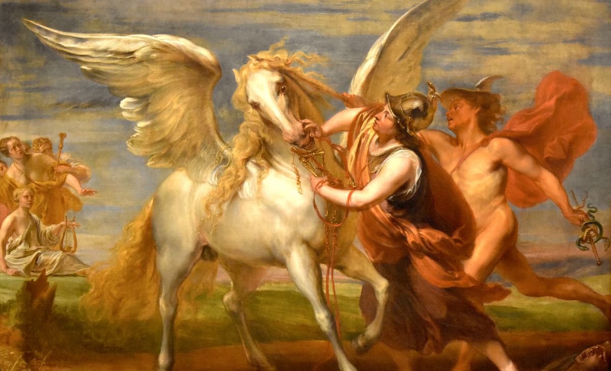 Pegasus and the Chimera in Myth and Legend