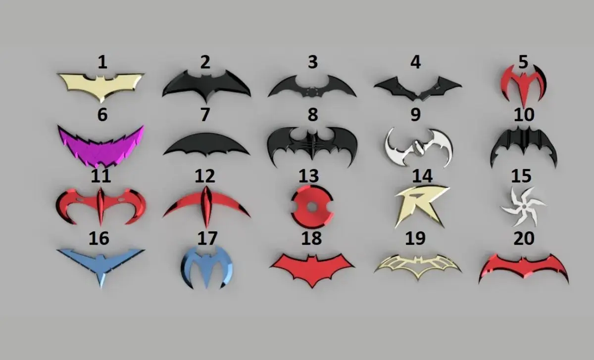 Evolution of Batarang in DC Comics