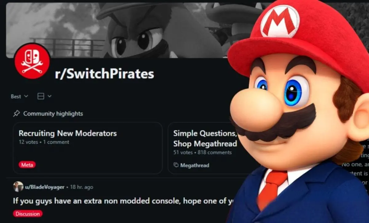 Nintendo Sues Reddit Moderator “Archbox” for $4.5 Million Over Switch Piracy