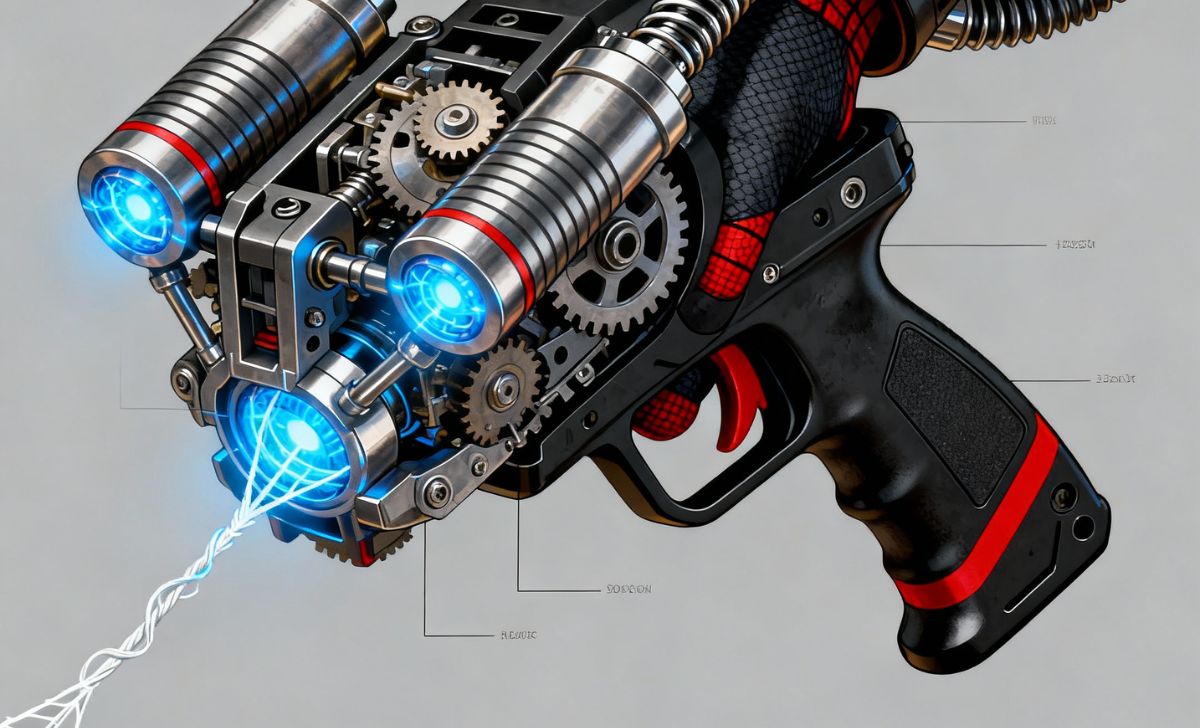 Origin of Spider-Man's Web Shooter