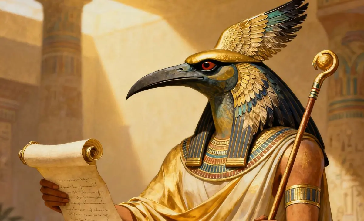 Thoth Egyptian God of Knowledge, Writing and The Moon