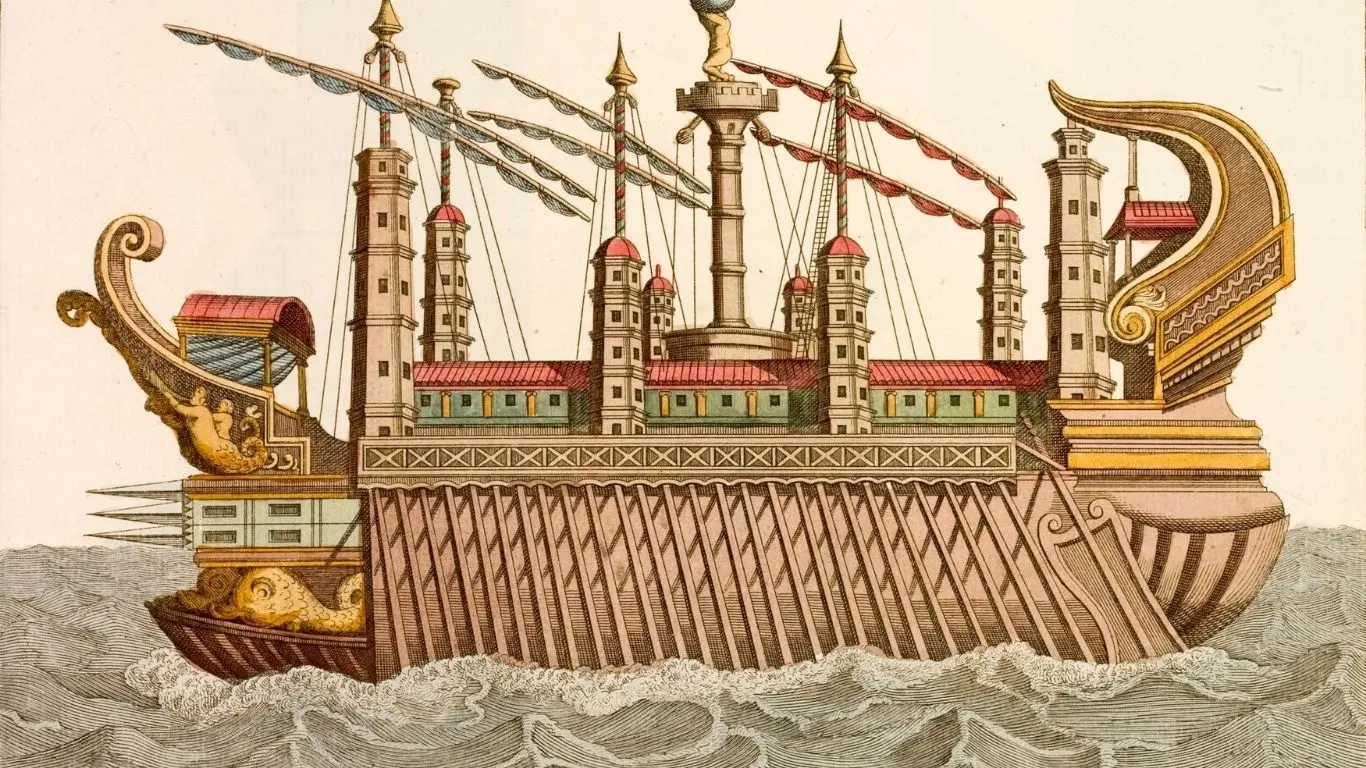 Archimedes’ Legendary “Eureka!” Moment and His Audacious Attempt to Build the Giant Ship Syracusia