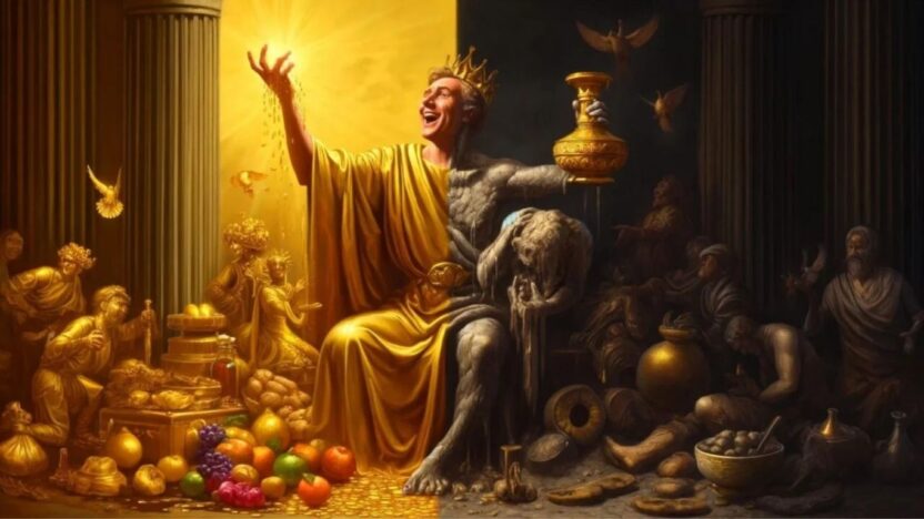 The Foolish Glory of King Midas A Tale of Greed, Folly, and the Whispers of the Wind