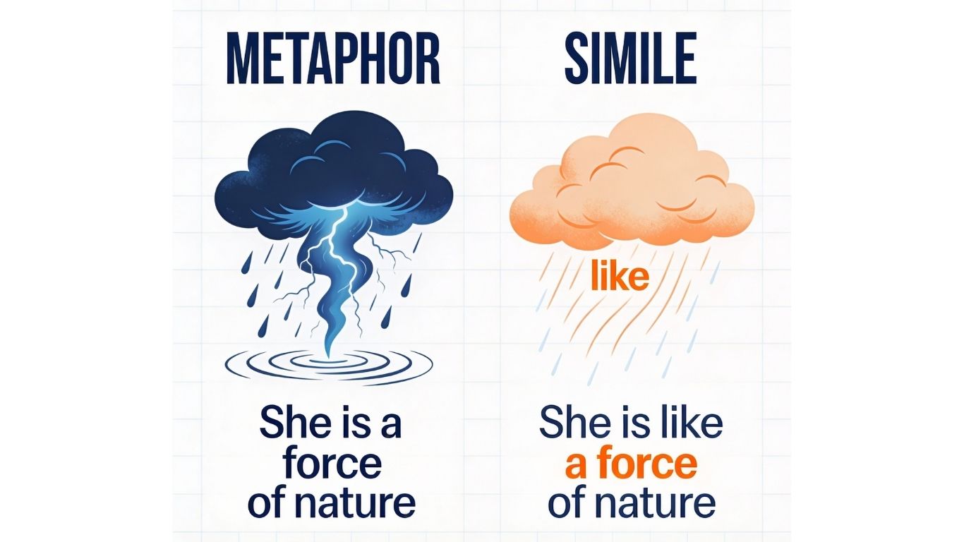 Metaphor vs. Simile Understanding the Difference