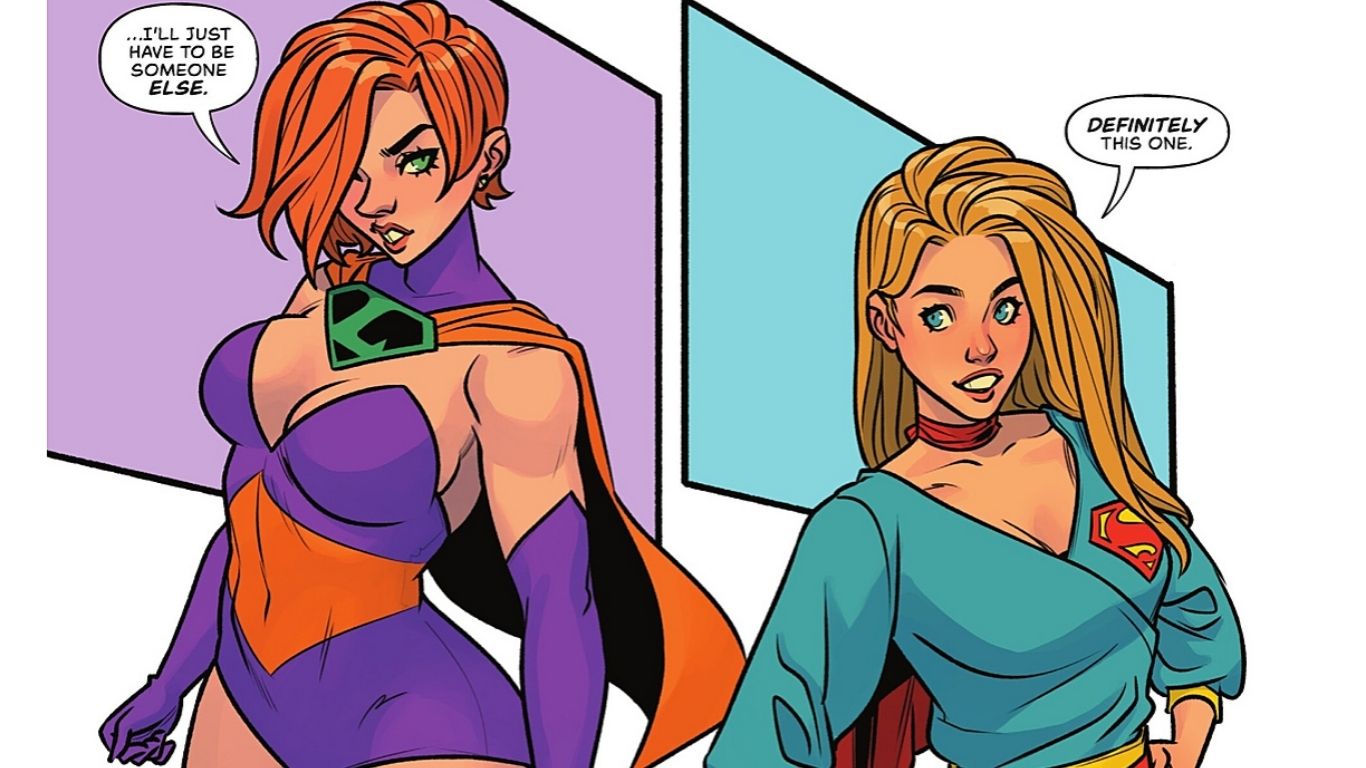 Kara suited up in a retro costume - Supergirl #2 (2025) Identity Theft, Kandorian Envy, and the Battle for Midvale