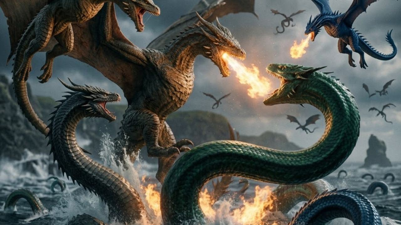 Dragons vs Serpents Tracing the Evolution of the Scaled Beast in World Lore