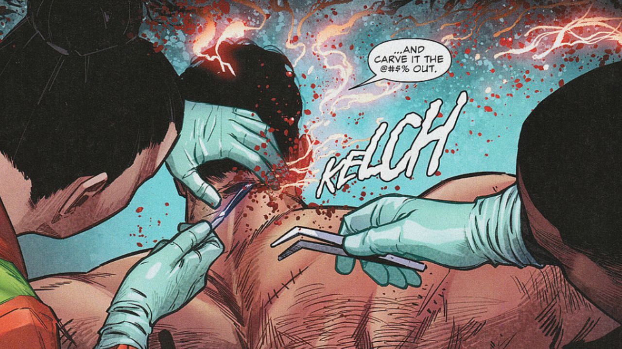 Frank refuses anesthesia, demanding they carve it the @#$% out - Punisher: Red Band #4 - From Puppet to Predator