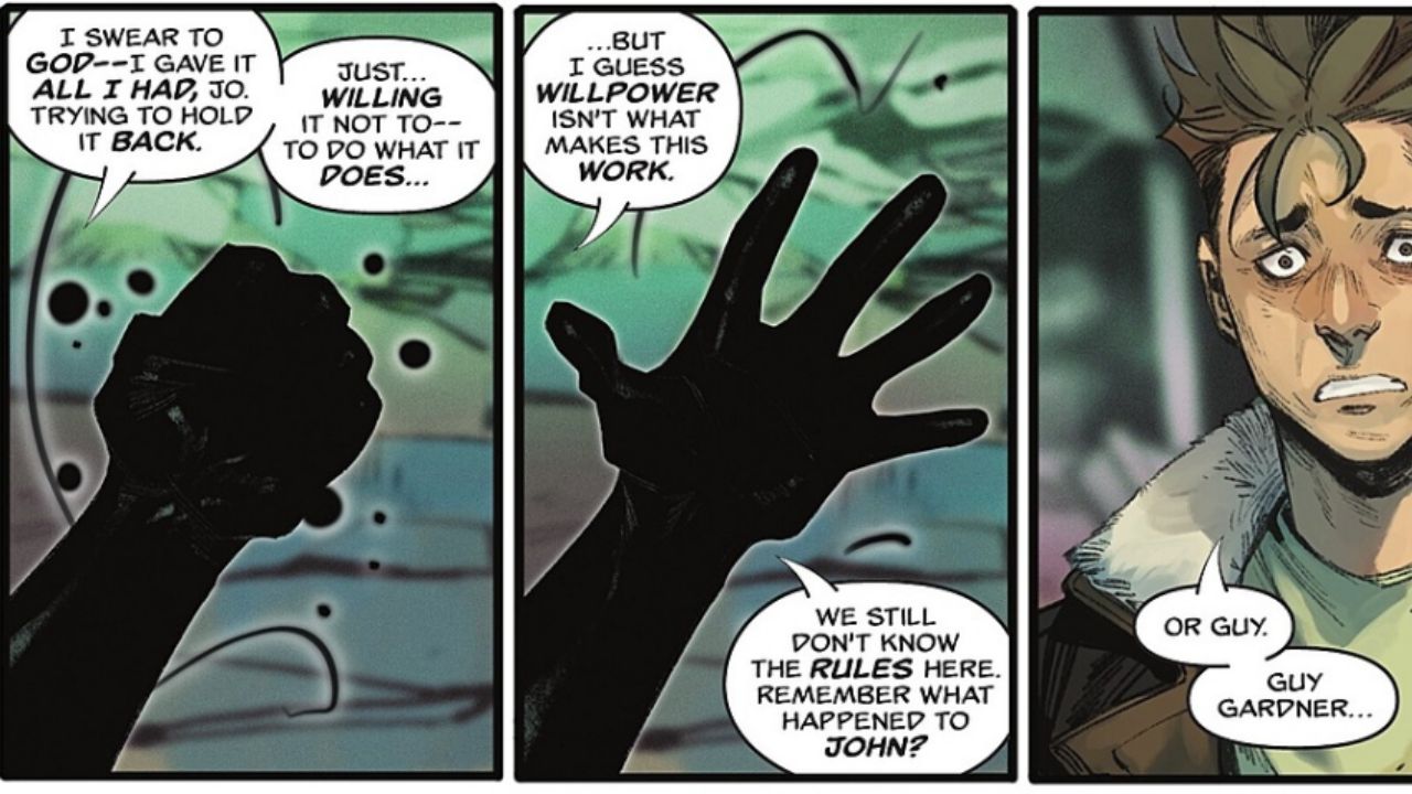 Hal Jordan’s Curse The Black Hand - Absolute Green Lantern #2 – The Black Hand & The Judgment of Guy Gardner